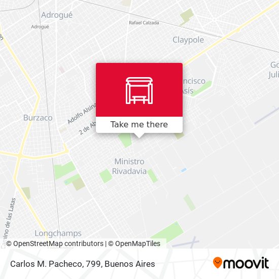 Mapa de Carlos M. Pacheco, 799