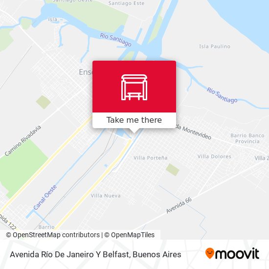 Avenida Río De Janeiro Y Belfast map