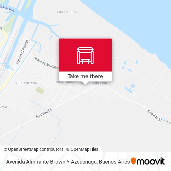 Avenida Almirante Brown Y Azcuénaga map