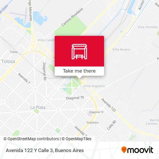 Avenida 122 Y Calle 3 map