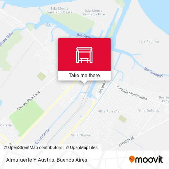 Almafuerte Y Austria map