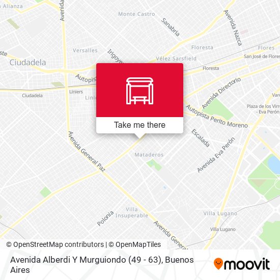 Mapa de Avenida Alberdi Y Murguiondo (49 - 63)