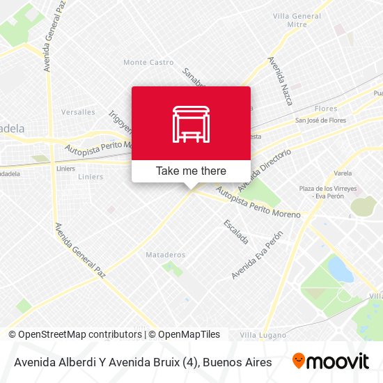 Avenida Alberdi Y Avenida Bruix (4) map