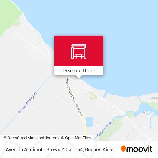 Avenida Almirante Brown Y Calle 54 map