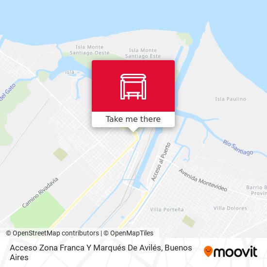 Acceso Zona Franca Y Marqués De Avilés map