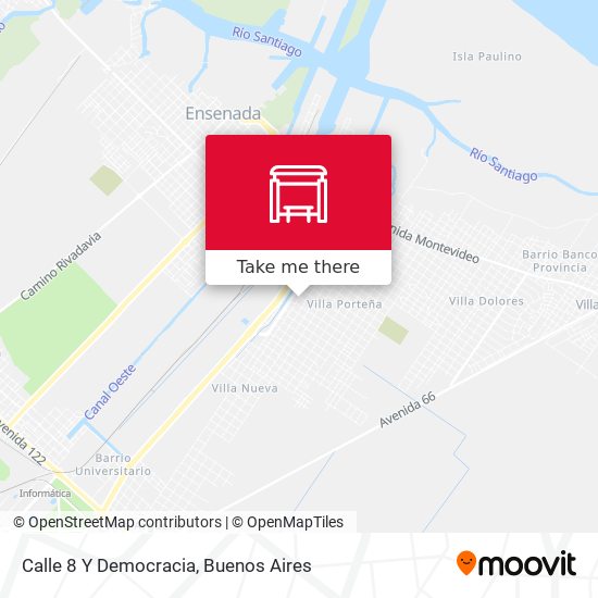 Calle 8 Y Democracia map