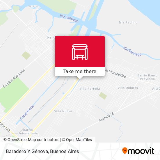 Baradero Y Génova map