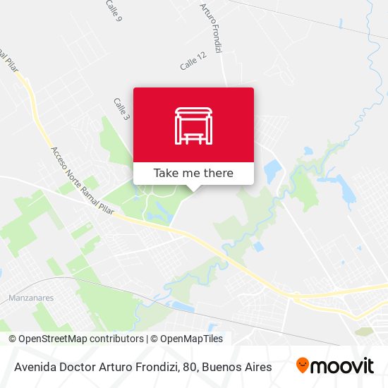 Avenida Doctor Arturo Frondizi, 80 map