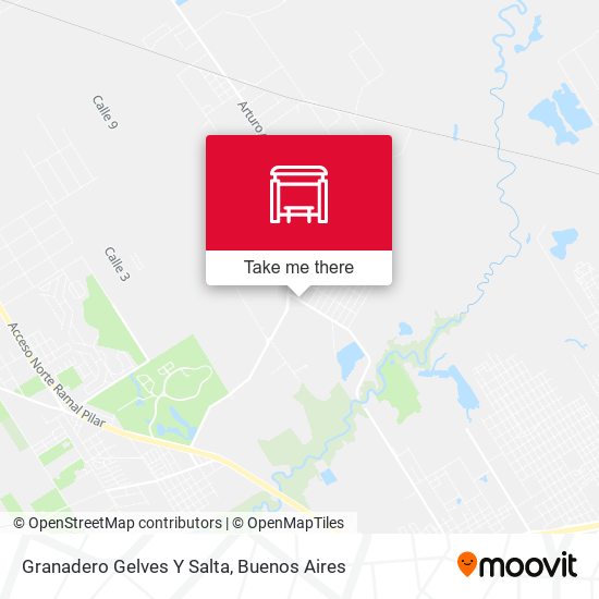 Mapa de Granadero Gelves Y Salta