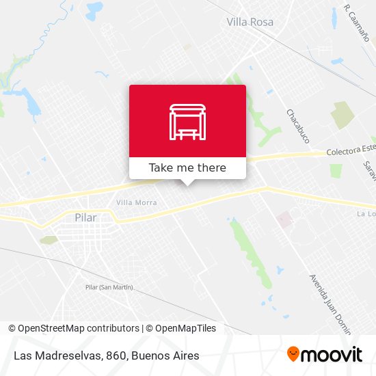 Mapa de Las Madreselvas, 860