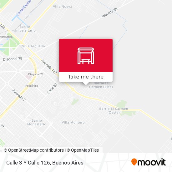 Calle 3 Y Calle 126 map
