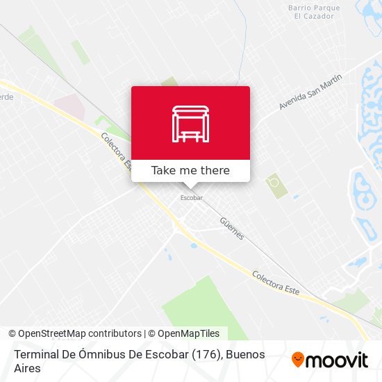 Terminal De Ómnibus De Escobar (176) map