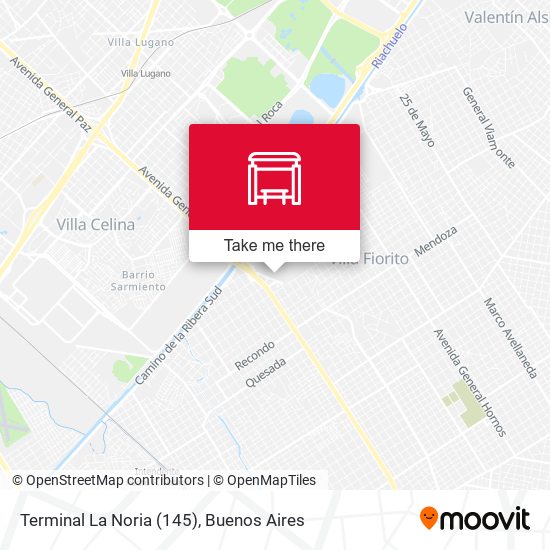 Terminal La Noria (145) map