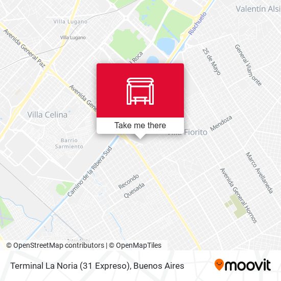 Terminal La Noria (31 Expreso) map
