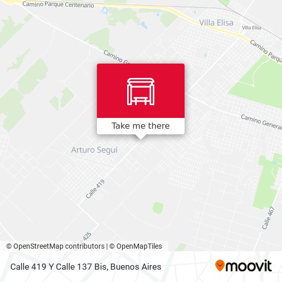 Mapa de Calle 419 Y Calle 137 Bis