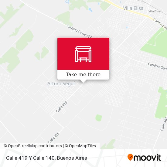 Calle 419 Y Calle 140 map