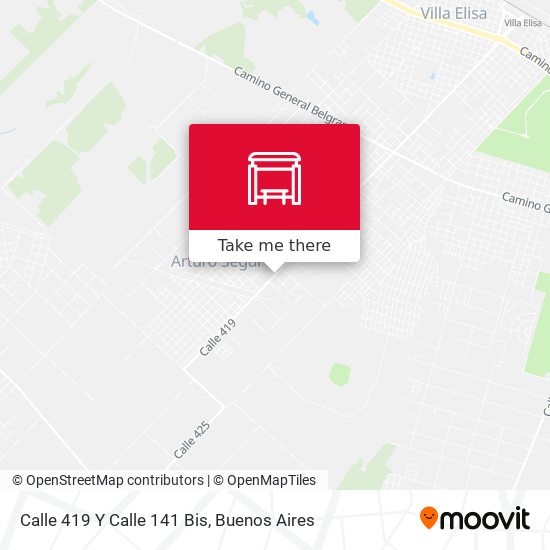 Calle 419 Y Calle 141 Bis map