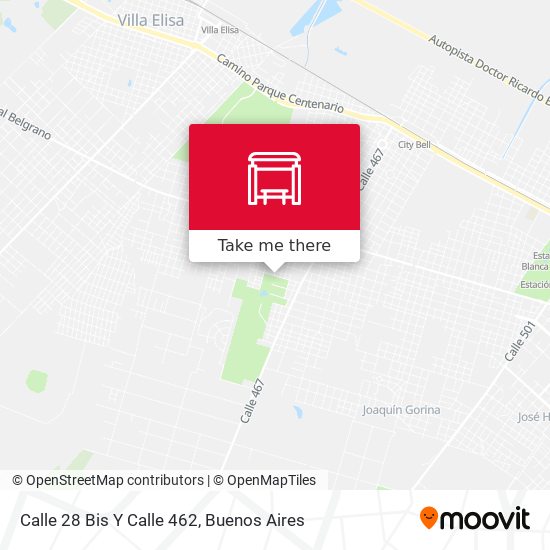Calle 28 Bis Y Calle 462 map
