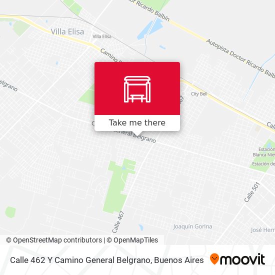 Calle 462 Y Camino General Belgrano map