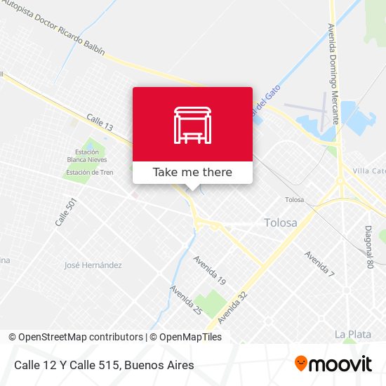 Mapa de Calle 12 Y Calle 515