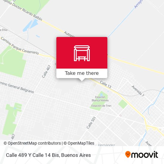 Calle 489 Y Calle 14 Bis map