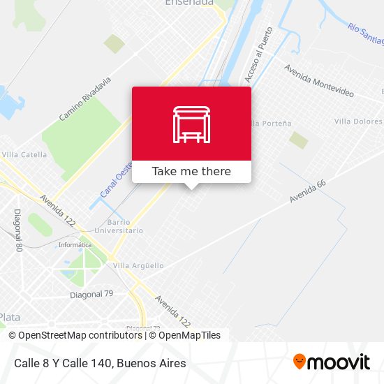 Mapa de Calle 8 Y Calle 140