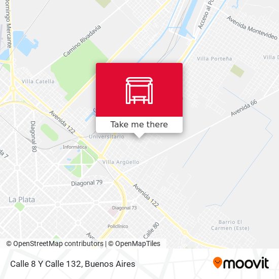 Mapa de Calle 8 Y Calle 132