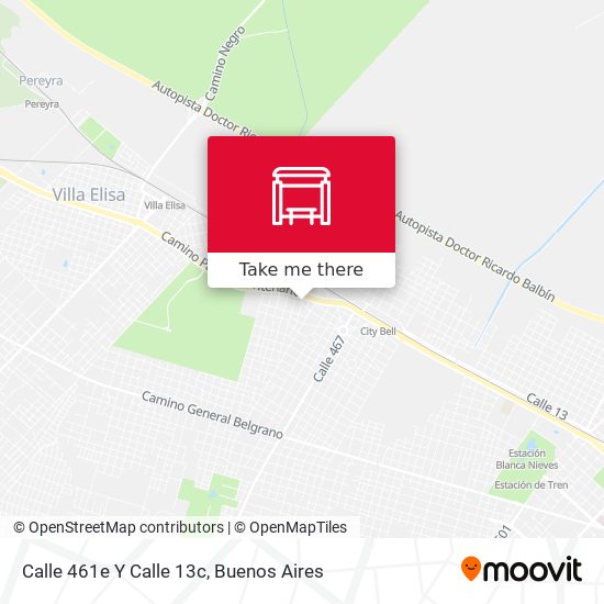 Mapa de Calle 461e Y Calle 13c