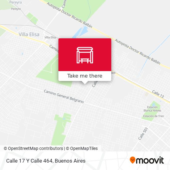 Calle 17 Y Calle 464 map