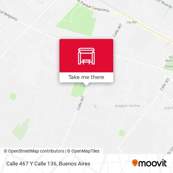 Calle 467 Y Calle 136 map