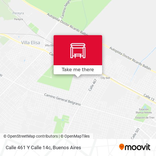 Mapa de Calle 461 Y Calle 14c