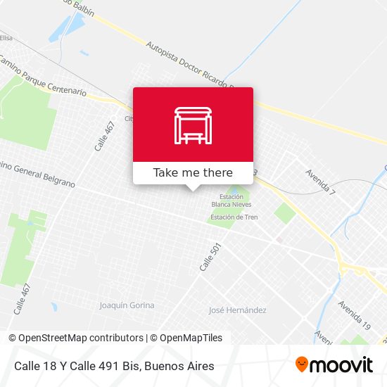 Calle 18 Y Calle 491 Bis map