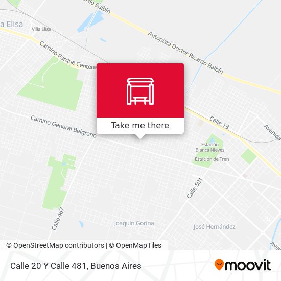 Calle 20 Y Calle 481 map