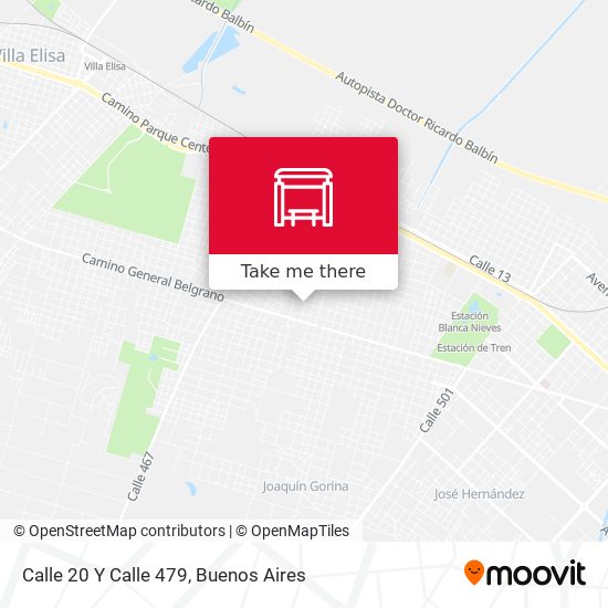 Calle 20 Y Calle  479 map