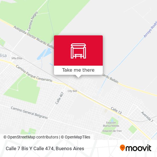 Calle 7 Bis Y Calle 474 map