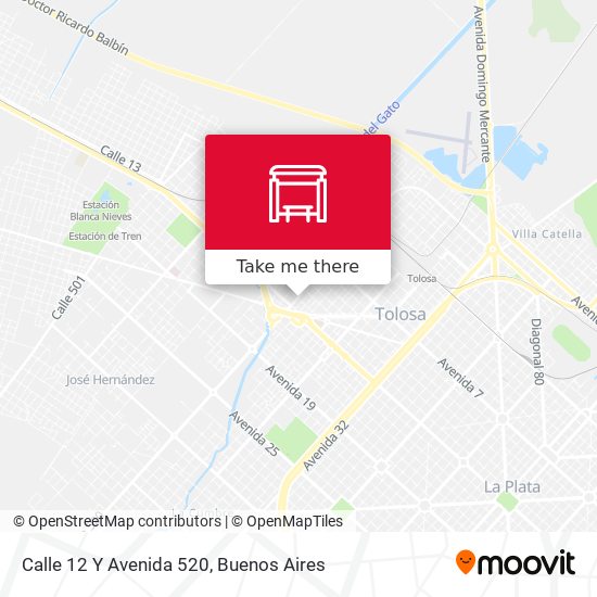 Mapa de Calle 12 Y Avenida 520