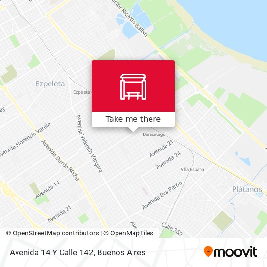 Mapa de Avenida 14 Y Calle 142