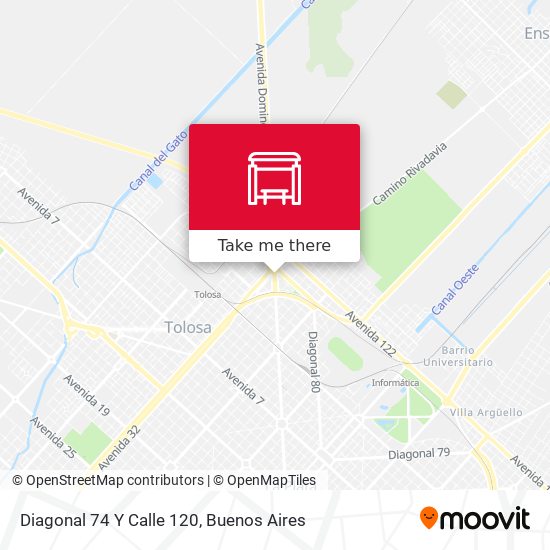 Diagonal 74 Y Calle 120 map
