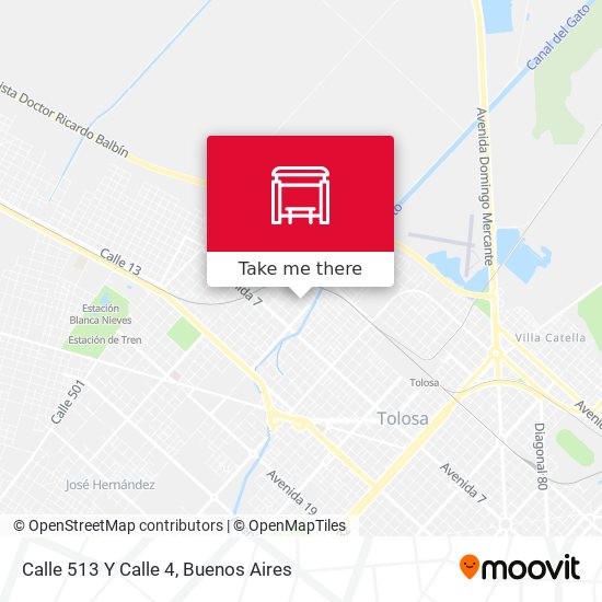 Calle 513 Y Calle 4 map
