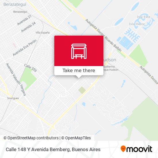 Mapa de Calle 148 Y Avenida Bemberg
