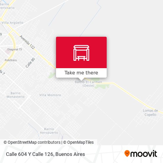 Mapa de Calle 604 Y Calle 126