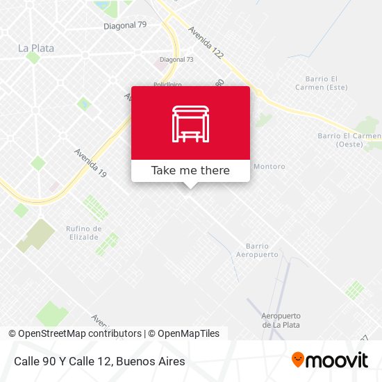 Mapa de Calle 90 Y Calle 12