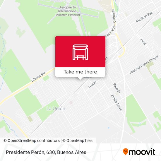 Mapa de Presidente Perón, 630