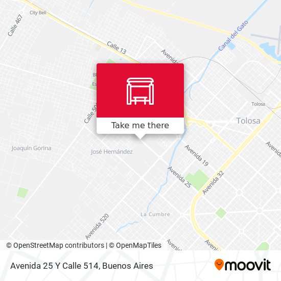 Avenida 25 Y Calle 514 map
