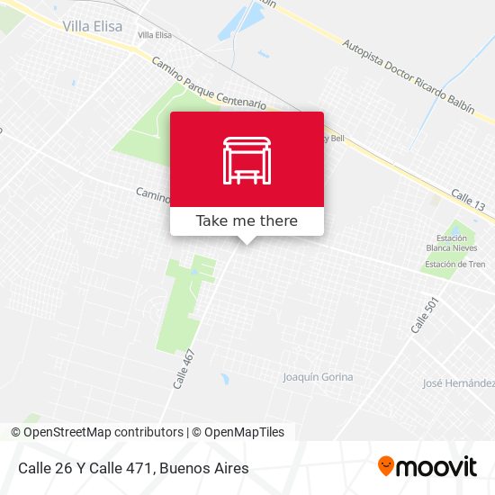 Mapa de Calle 26 Y Calle 471
