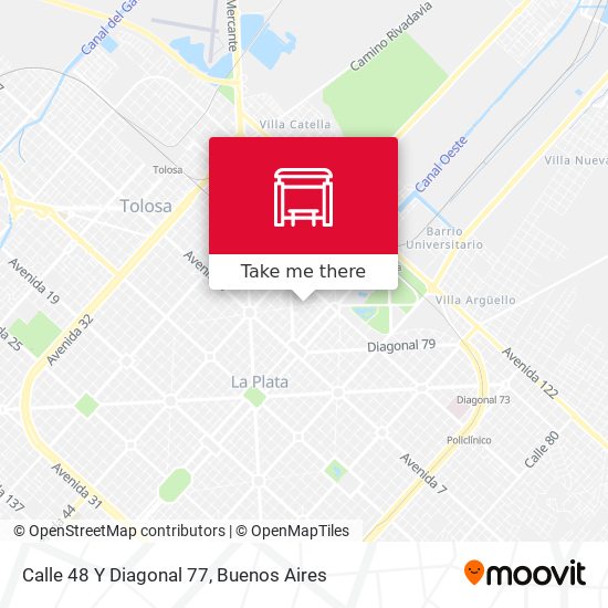Calle 48 Y Diagonal 77 map