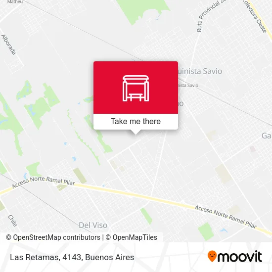Las Retamas, 4143 map