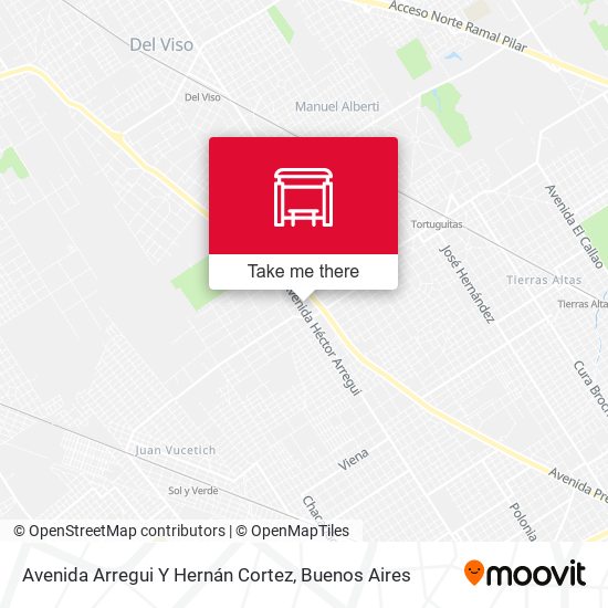 Avenida Arregui Y Hernán Cortez map