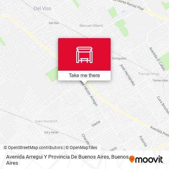 Avenida Arregui Y Provincia De Buenos Aires map