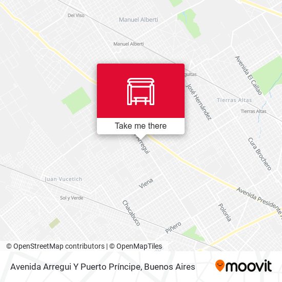 Avenida Arregui Y Puerto Príncipe map